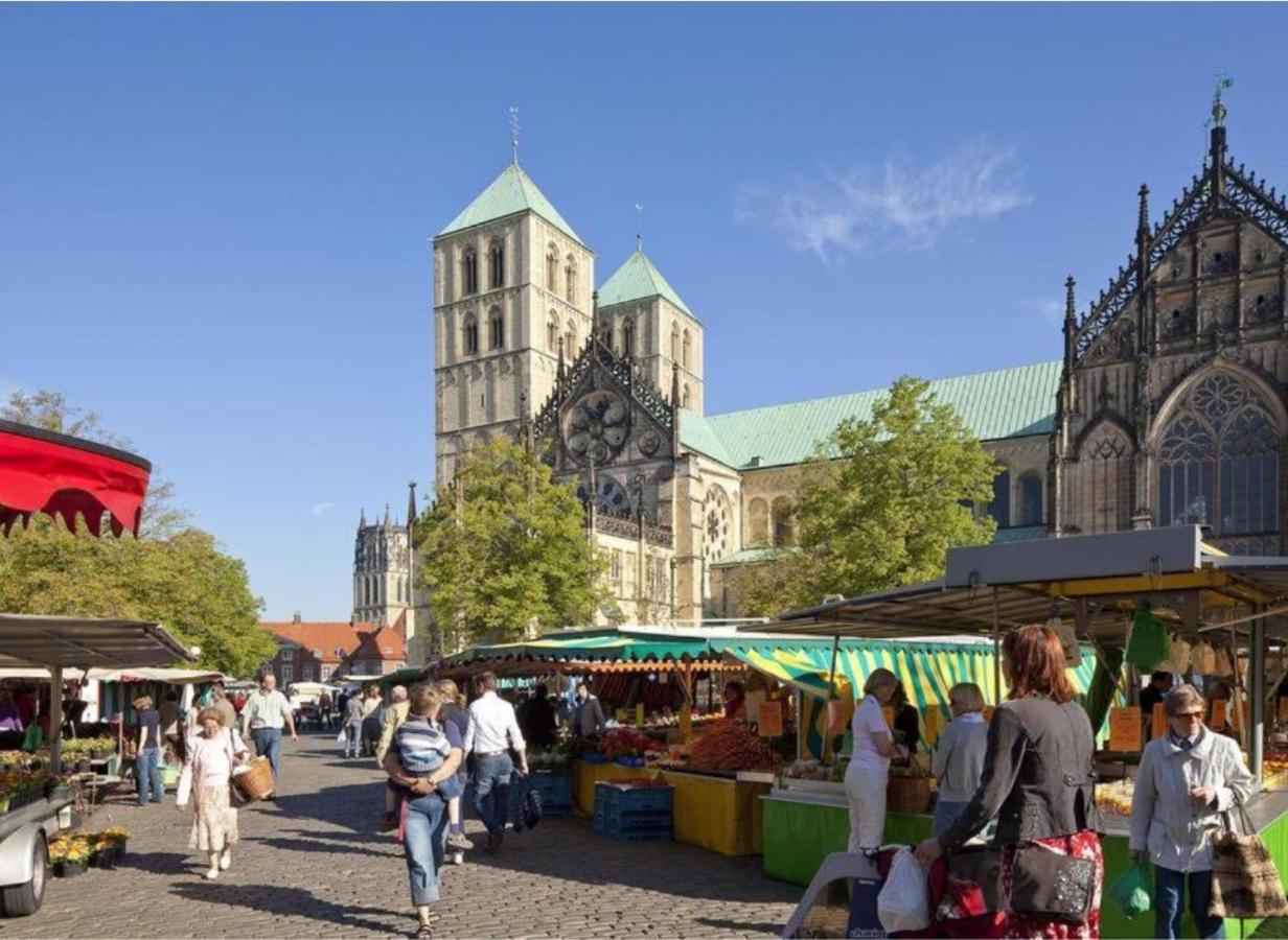 Gemütliches und Modernes Apartement in Grünen Top-Lage Münster Exterior foto